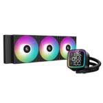 DeepCool LD 360 AIO Liquid CPU Cooler, Universal Socket, 360mm Radiator, PWM 2400RPM Cooling Fans, ARGB LED, Digital Display,