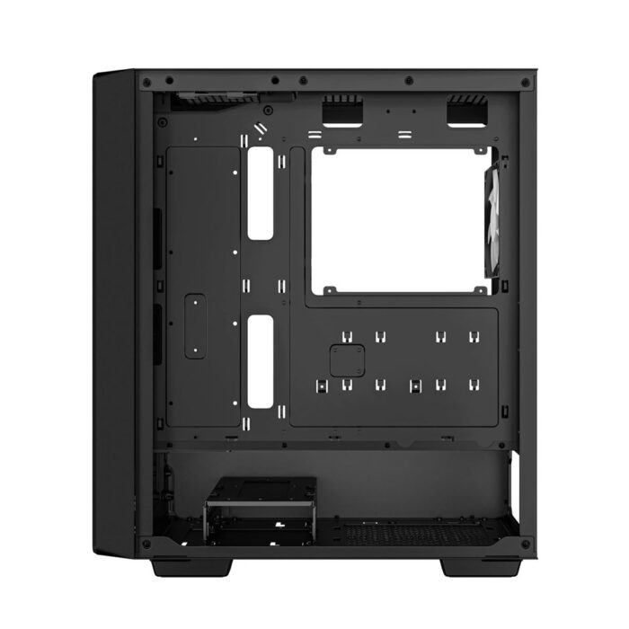 DeepCool CC560 ARGB V2 Case, Gaming, Black, Mid Tower, Abundant Airflow Performance, ARGB LED Fans - Image 8