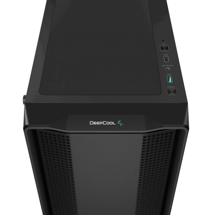 DeepCool CC560 ARGB V2 Case, Gaming, Black, Mid Tower, Abundant Airflow Performance, ARGB LED Fans - Image 7