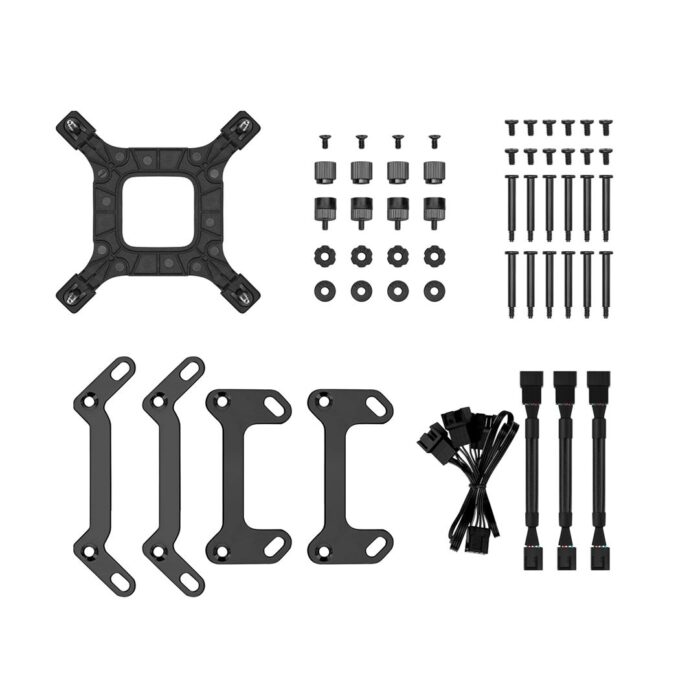 DeepCool LS720 SE Zero Dark All In One Liquid CPU Cooler, 360mm Radiator, 3x 120mm DeepCool Fans, Intel/AMD - Image 3