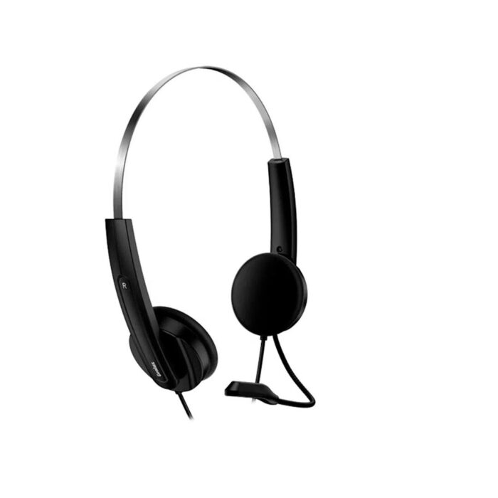 Genius HS-220U Ultra Lightweight Headset with Mic, USB Connection, Plug and Play, Adjustable Headband and microphone - Image 2