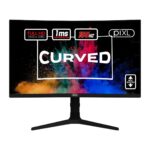 piXL CM27C7 27" Curved Monitor, 165Hz, 1ms, Frameless, Freesync / G-Sync, Full HD, Black with RGB Lighting