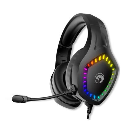 Marvo Scorpion H8360 Gaming Headphones, USB and 3.5mm, RGB - PC, Xbox, Switch, PS5 and PS4 Compatible