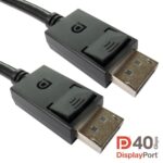 2 M DisplayPort v2.1 DP40 Cables