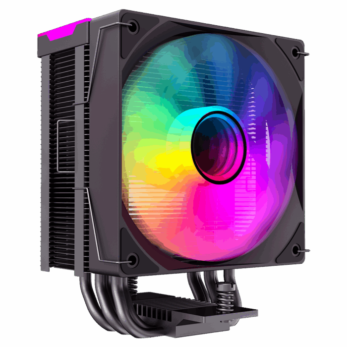 GameMax Sigma 550 Black PWM Fan 6mm x 5 Heat Pipes TDP 220W - Image 4