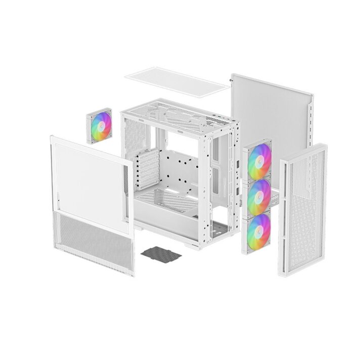 DeepCool CH560, White, Mid Tower Gaming - Image 4