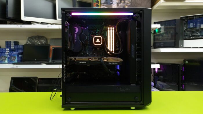 Used Custom Fractal / AMD Ryzen9 3900X 4.60GHz / 32GB RAM / 1TB NVMe / Multi Choice Graphics - Image 2