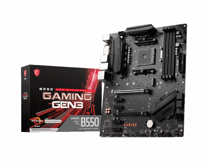 MSI B550 Gaming Gen3 MSI B550 Gaming Gen3 Motherboard AM4 - Image 1