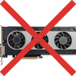 Without GPU  - You can use your own Card