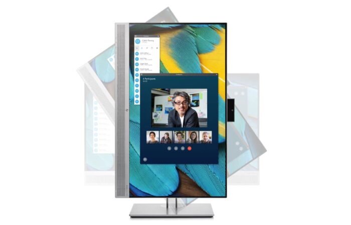 Ex Demo HP EliteDisplay E243m 23.8" FHD Monitor with Pop-up Webcam & Audio - Image 4