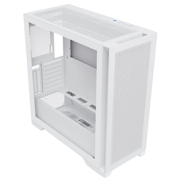 CIT Pro Creator XE Mid-Tower E-ATX PC White Gaming Case With Mesh Front Panel and Tempered Glass Side Panel - Image 6