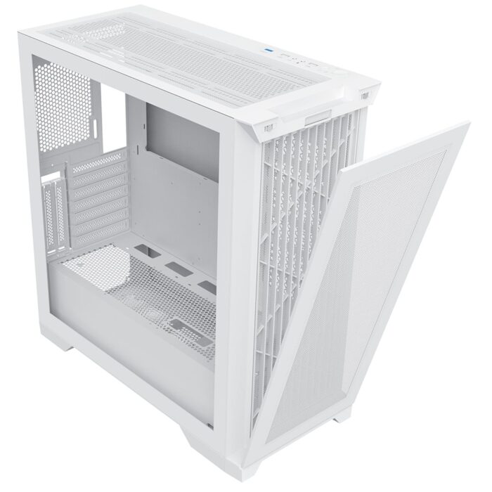 CIT Pro Creator XE Mid-Tower E-ATX PC White Gaming Case With Mesh Front Panel and Tempered Glass Side Panel - Image 5