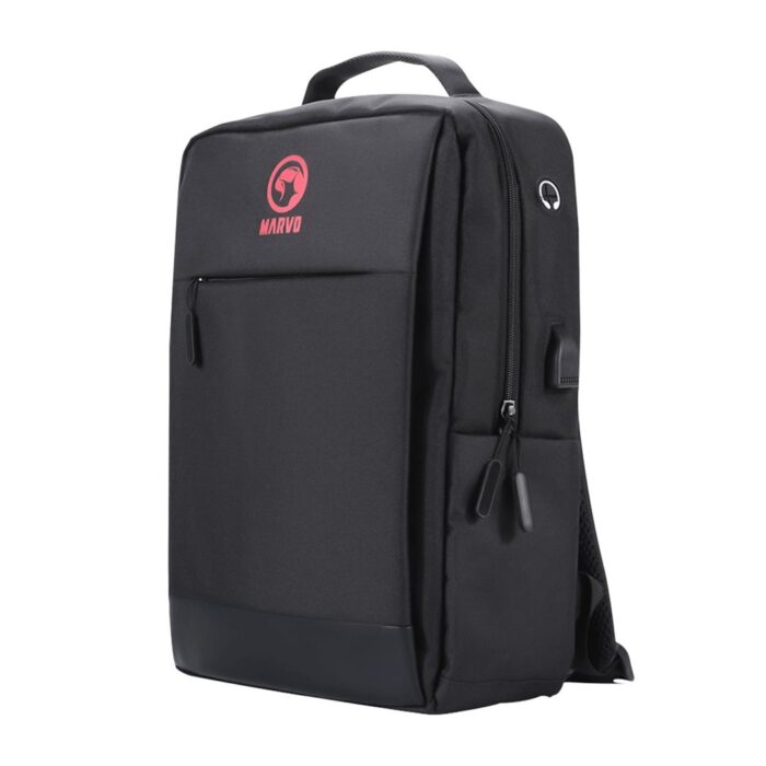 Marvo Scorpion Urbano 20 Black Waterproof 15.6 Inch Laptop Backpack (Black) - Image 2