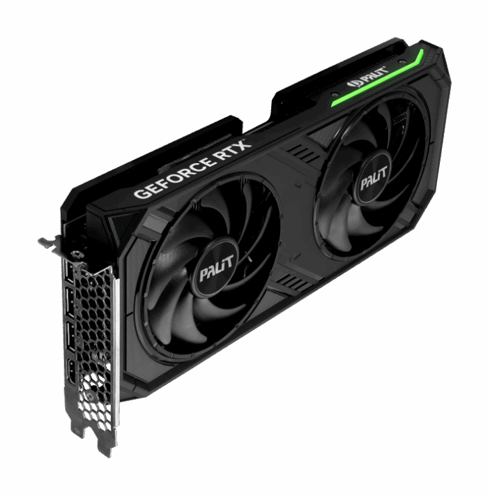 Palit RTX 4070 Super DUAL, 12GB DDR6X, HDMI, 3 DP, 2475MHz Clock, RGB Lighting - Image 2