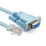 RJ45 Male to DB9 RS232 Female Network Console Cable Adapter Converter for Cisco Switch Router, 1.8m
