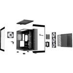 be-quiet! Light Base 600 LX, Black, Midi-Tower ATX Case, Massive ARGB LED Strip, Full Windowed Design, 4x Light Wings LX - Image 5