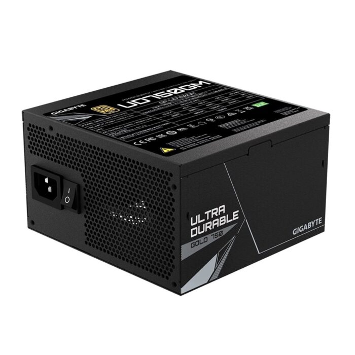 Gigabyte UD750GM 750W 80 PLUS Gold Fully Modular Power Supply, Active PFC, 120mm Rifle Bearing Fan - Image 3