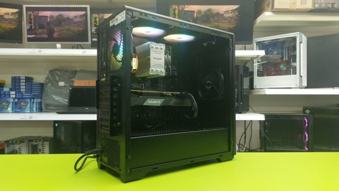 Phantex black 12 (1) Used Custom PC Phantex / Intel i7 7700K 4.50GHz / 16GB RAM / 500GB NVMe / Multi Choice Graphics - Image 4