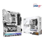 ASRock X870 PRO RS AMD AM5 Socket Motherboard, ATX, 4x DDR5 Slots, 3x M.2 Sockets, 3x USB-C Port, 2.5GbE LAN, 1x HDMI Port