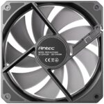 Antec P12R ARGB Reverse PWM 120mm Fan - 4-Pin, Black, High-Airflow Cooling, 9-Blade Design with Anti-Vibration Pads - Image 3