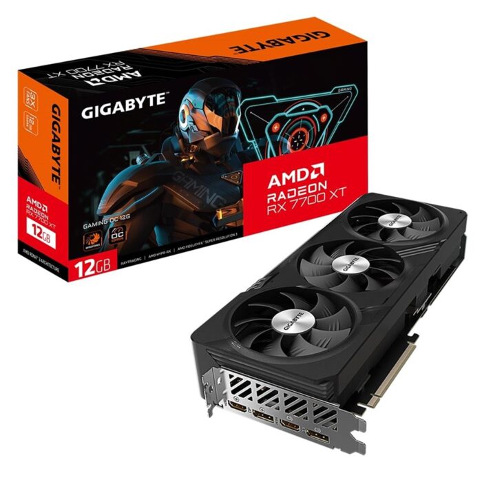 Gigabyte AMD Radeon RX 7700 XT GAMING OC GIGABYTE Radeon RX7700 XT Gaming OC 12G - Image 1