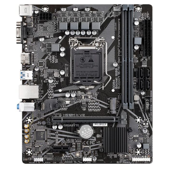 Gigabyte H510M H V2 Ultra Durable Intel 1200 Socket Motherboard, Micro-ATX - Image 2