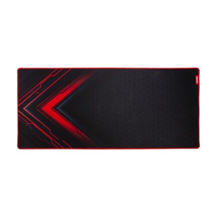 Marvo G48 Gaming Mouse Pad, X-Large 900x400x3mm, Non-Slip Rubber Base and Stitched Edges, Black and Red