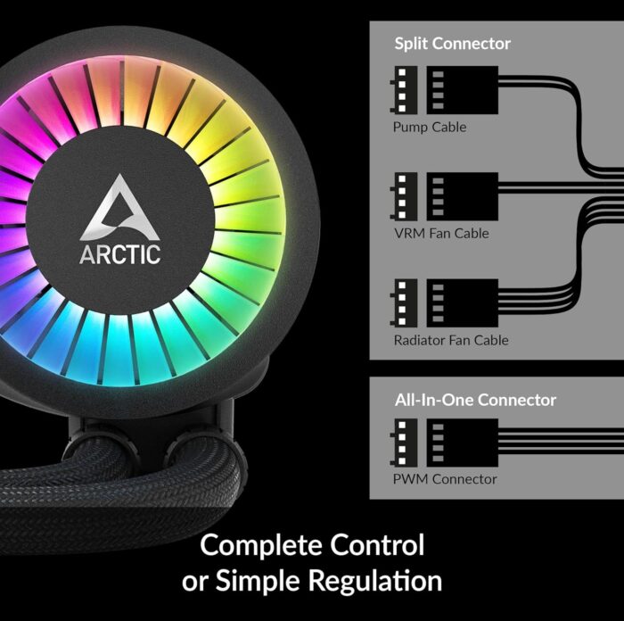 ARCTIC Liquid Freezer III 420 A-RGB - Water Cooling PC, All-in-One CPU AIO Water Cooler, Intel & AMD - Image 4