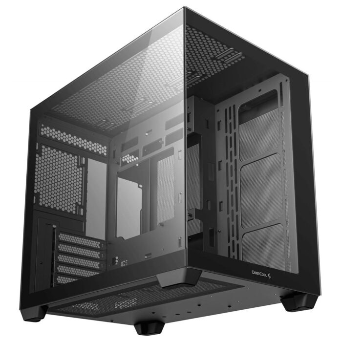 DeepCool CG530 Dual-Chamber Mid Tower Case, Tempered Glass Panels, Advanced Cooling Support - Image 3
