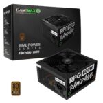 GAMEMAX RPG Rampage 600W PSU, 140mm Ultra Silent Fan, 80 PLUS Bronze, Flat Black Cables, Japanese TK Main Capacitor