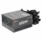 Vida 650W Heracles Black ATX Gaming PSU, 80+ Bronze, 14cm Ultra-Quiet FDM Fan, Flat Black Cables - Image 3