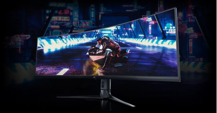 Asus ROG Strix XG49VQ Used Asus ROG Strix XG49VQ Super Ultra-Wide HDR Gaming Monitor — 49-inch 32:9 (3840 x 1080), 144Hz, FreeSync, HDR - Image 4