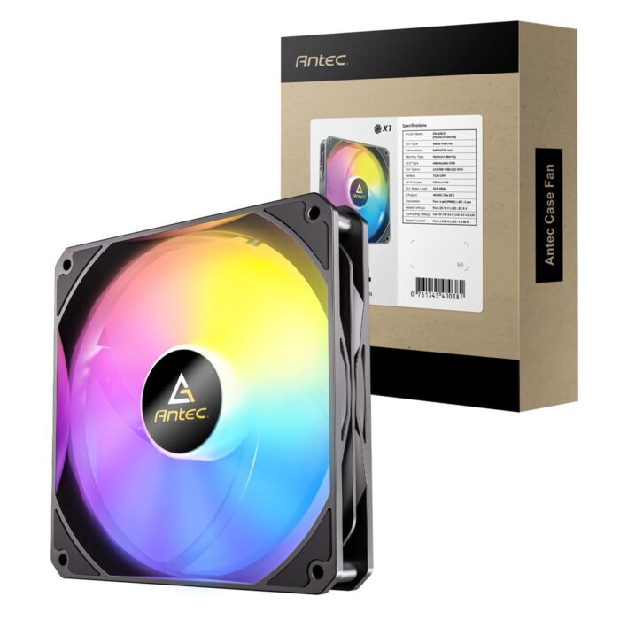 Antec P14 ARGB PWM Antec P14 ARGB PWM 140mm Case Fan - Hydraulic Bearing, 240-1350 RPM, Black - Image 1