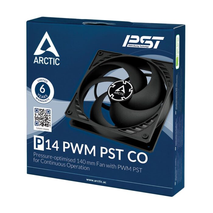 Arctic P14 14cm Pressure Optimised PWM PST Fan - Image 1