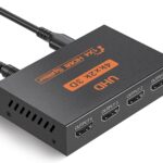 HDMI Splitter 1 in 4 out - 4 Way Distributor HDMI Splitter Support 3D 4K 1080P