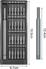 Precision Screwdriver Set 25-in-1 Bits, DIY Repair Tools Kit Mini Screwdriver Set for Repair Electronic Devices - Image 3
