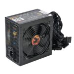 Vida 500W ATX PSU, 80+ Bronze, Fluid Dynamic Ultra-Quiet Fan, PCIe, Flat Black Cables