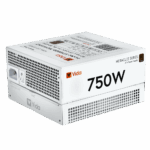 Vida 750W Heracles White ATX Gaming PSU, 80+ Bronze, 14cm Ultra-Quiet FDM Fan, Flat White Cables - Image 2