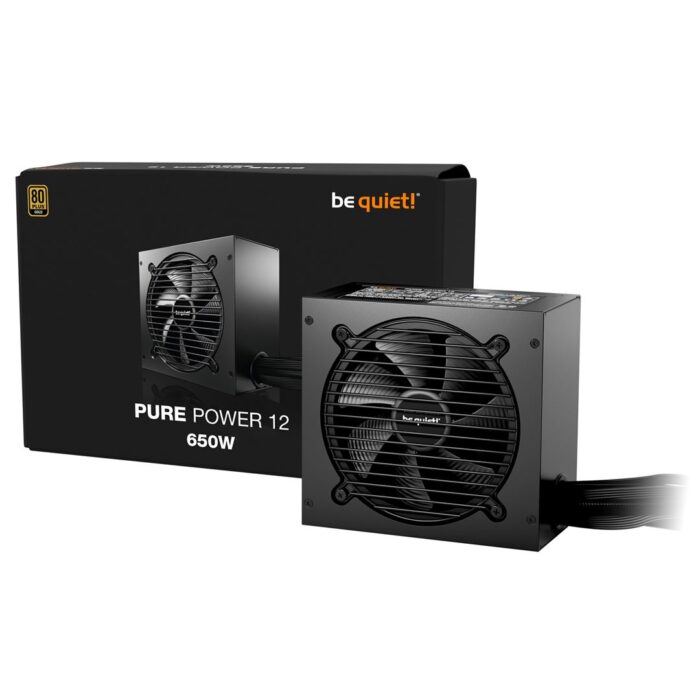 be quiet! 650W PURE POWER 12, be quiet! 650W PURE POWER 12, 80 PLUS Gold, ATX 3.1 compliant and PCIe 5.1 - Image 1