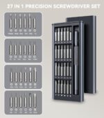 Precision Screwdriver Set 27-in-1 Bits, DIY Repair Tools Kit Mini Screwdriver Set for Repair Electronic Devices