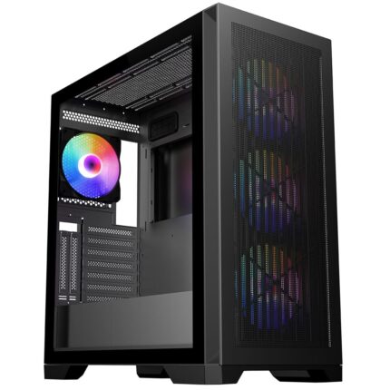 CRONUS Phanes Gaming PC Case, Full Tower, Superior Airflow, ATX, Micro ATX, Mini-ITX, and E-ATX