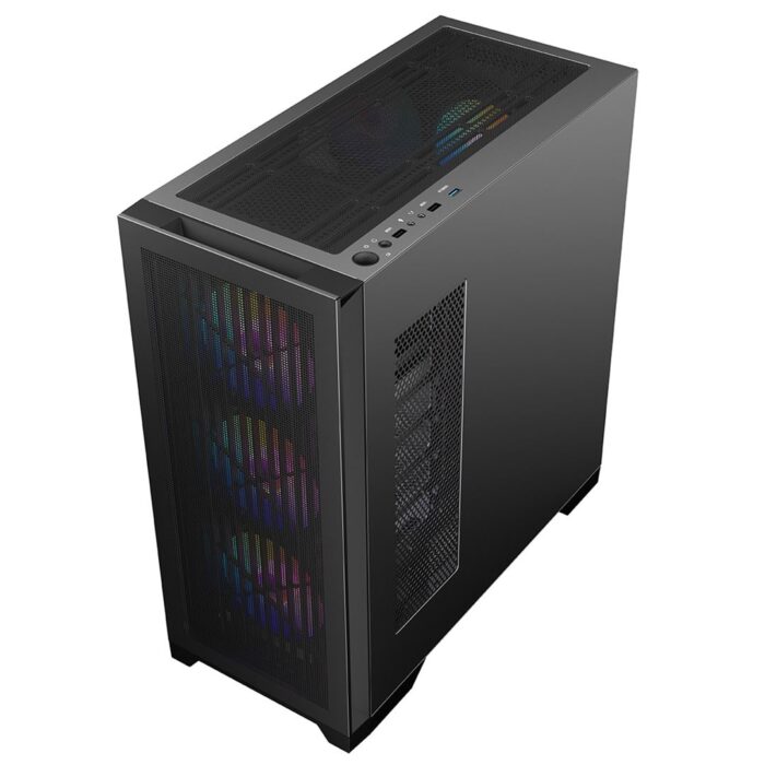 CRONUS Phanes Gaming PC Case, Full Tower, Superior Airflow, ATX, Micro ATX, Mini-ITX, and E-ATX - Image 6