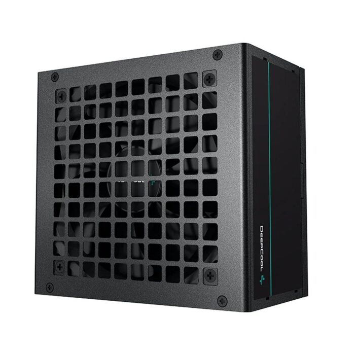 DeepCool PF600 600W PSU, 120mm Silent Hydraulic Bearing Fan, 80 PLUS White, Non Modular, Flat Black Cables - Image 2
