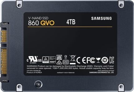 Used Samsung 860 QVO 4TB 2.5 Inch Internal SSD