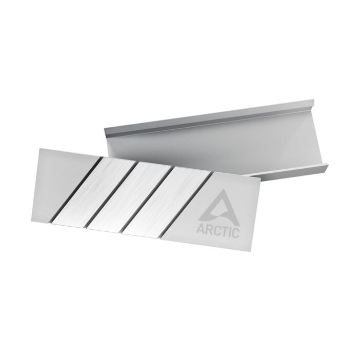 Arctic M2 Pro (Silver) M.2 SSD Heatsink, For Single & Double Sided, Thermal Pads Included - Image 1