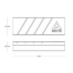 Arctic M2 Pro (Silver) M.2 SSD Heatsink, For Single & Double Sided, Thermal Pads Included - Image 4