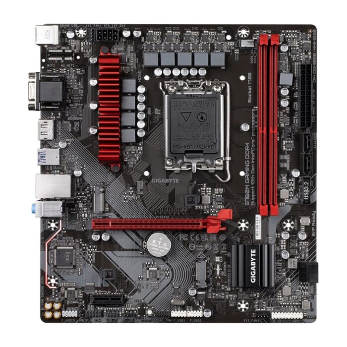 Gigabyte B760M GAMING 0 Gigabyte B760M GAMING DDR4 Intel 1700 Motherboard, Micro-ATX, DDR4 - Image 2