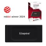 Kingston XS1000 2TB Portable External SSD, Read 1050MB/s, Write 1000MB/s