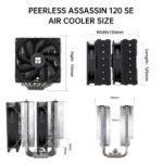 Thermalright Peerless Assassin 120 SE CPU Air Cooler, 6 Heat Pipes Aluminium Heatsink Cover - Image 3