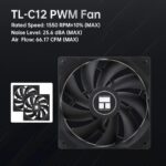 Thermalright Peerless Assassin 120 SE CPU Air Cooler, 6 Heat Pipes Aluminium Heatsink Cover - Image 5